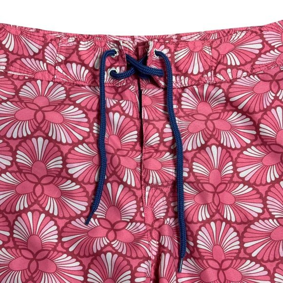 Vineyard Vines Men's Size 32 Pink Red Drawstring Swim Board Short - Picture 2 of 5